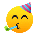 Feedback Animated Emoji Partying Face