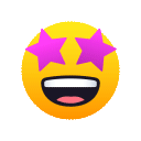 Feedback Animated Emoji Star Struck
